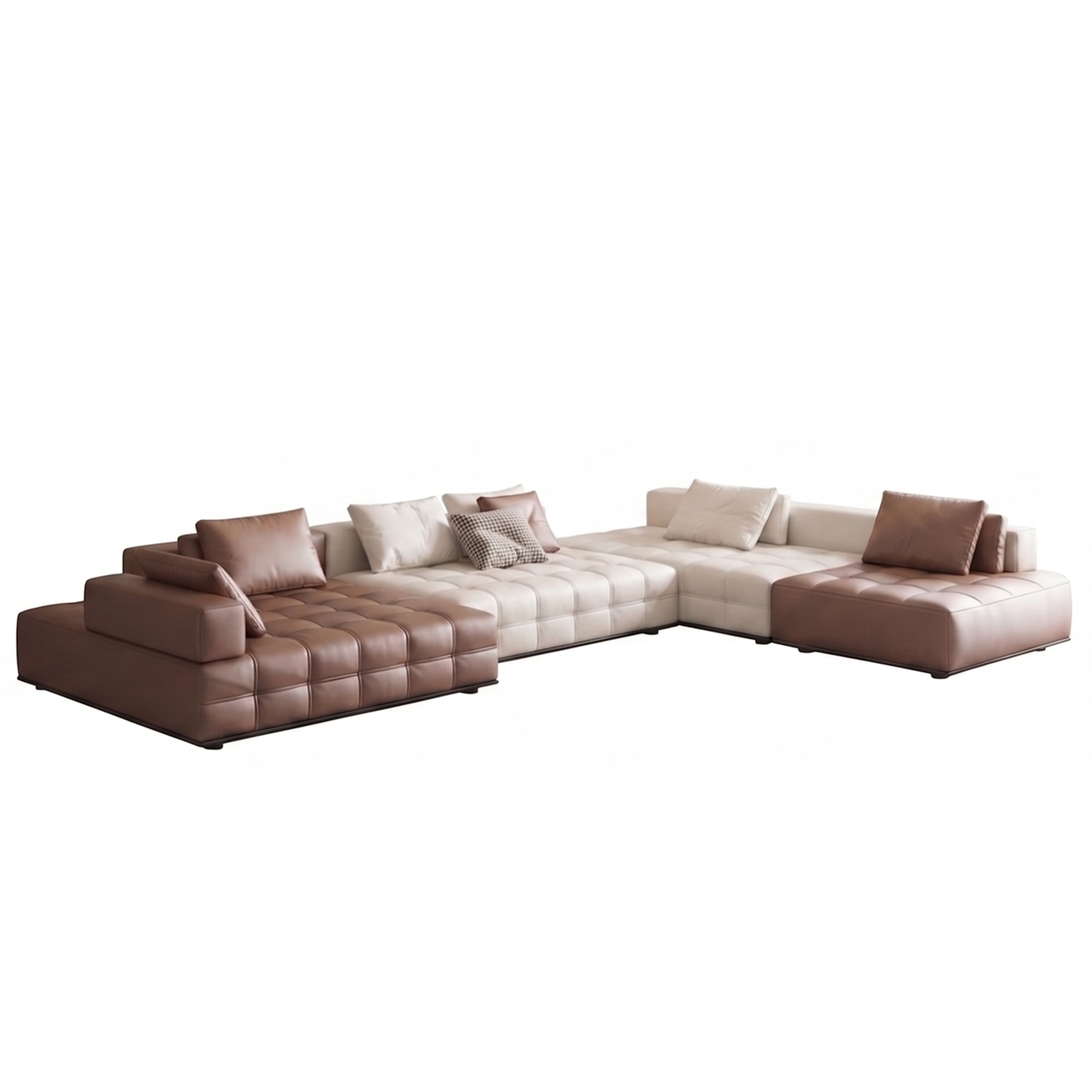 Cremont modular sectional sofa with wide left-facing chaise