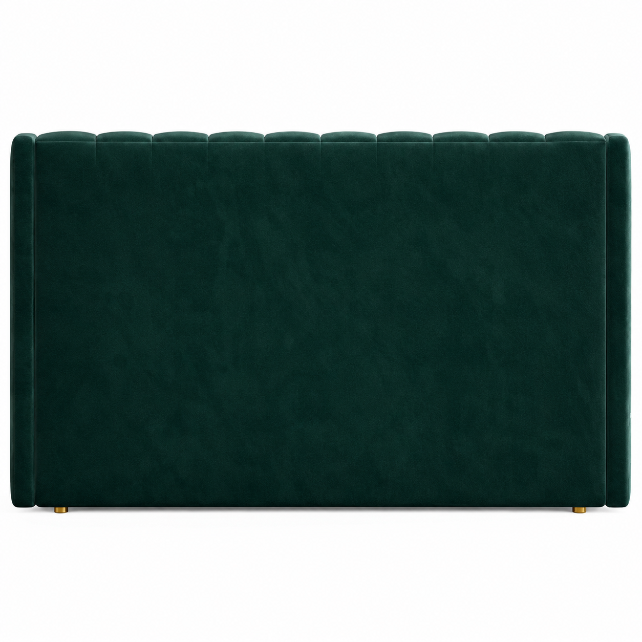 Back view of the Forestgild vertical-channel headboard