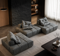 Libero floor-level modular sofa styled in a refined contemporary living room