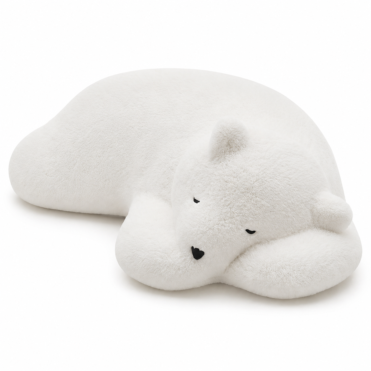 Side view of the Nanuk low-profile polar bear lounge chair